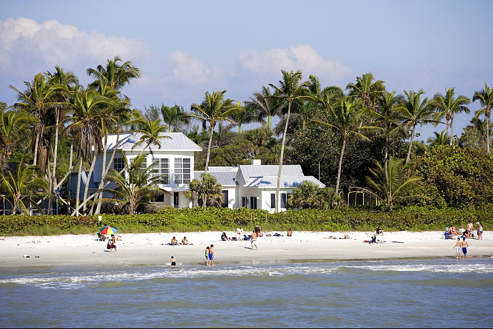 Municipal beach in Naples, Florida, USA