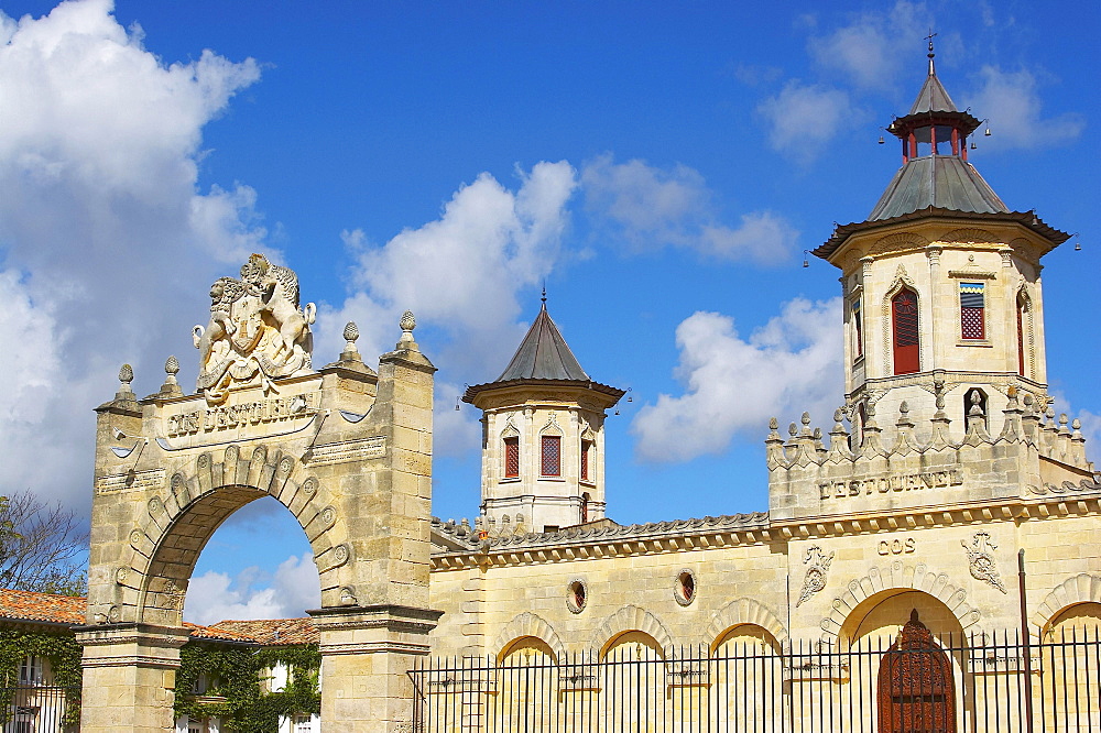 Wines of Bordeaux: Cos d'Estournel in the MÃˆdoc, St. Estephe, dept Gironde, France, Europe