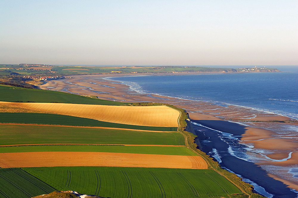 View from Cap Blanc-Nez at Cap Gris-Nez, La Cote d'Opale, Picardie-Nord, dept Pas-de-Calais, France, Europe