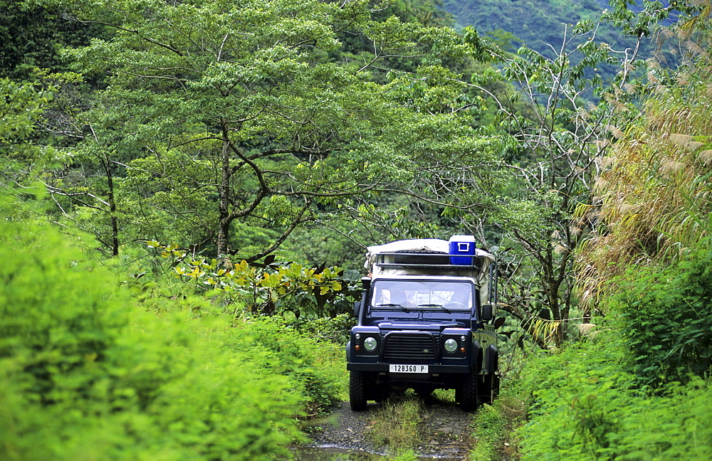 4x4, 4WD, Four-wheel drive tour of the island, Tahiti, French Polynesia, south sea