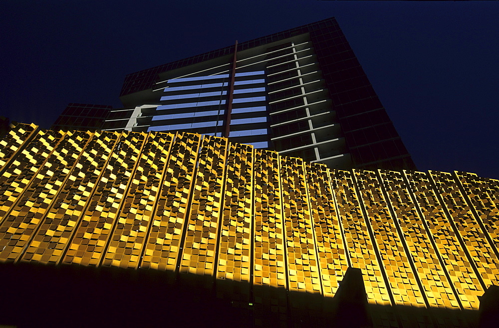 Modern architecture in The Docklands, Melbourne, Victoria, Australia