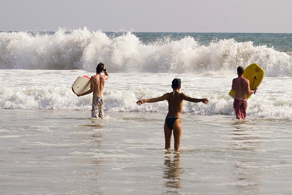 India Kerala Vakala beach surfer