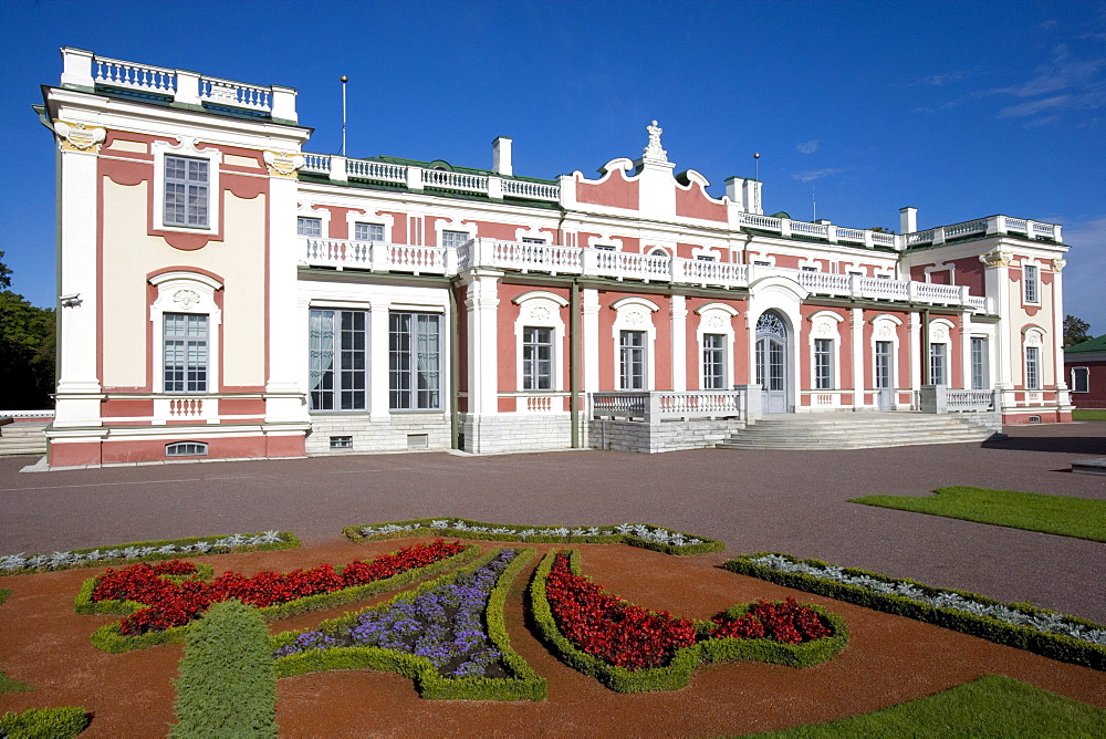 Kadriorg castle, home of an Art Museum, Tallinn, Estonia