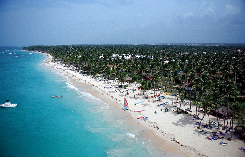 Sandy beach of Punta Cana, Punta Cana, Caribbean, Dominican Republic