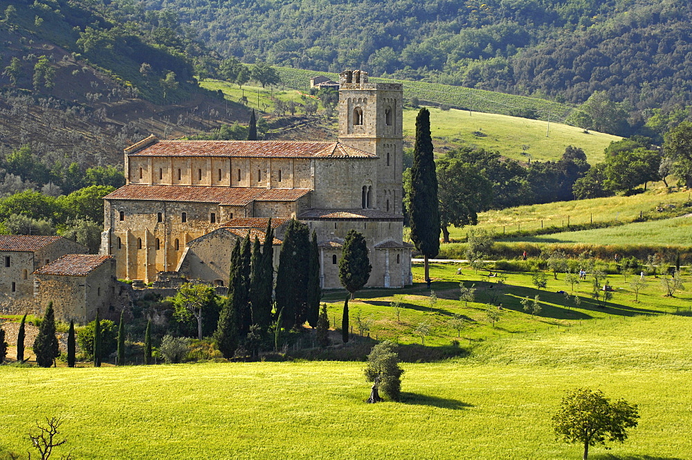 Italien, Toskana, Abbadia San Antimo