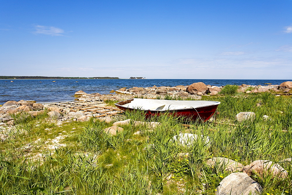 Coastline near the fishing village of Altja, Lahemaa National Park, Estonia, Europe