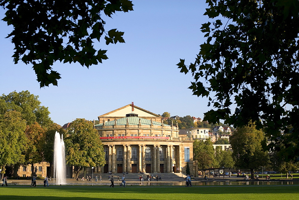 Staatstheater, Schlossgarten, Stuttgart, Baden-Wuerttemberg, Germany