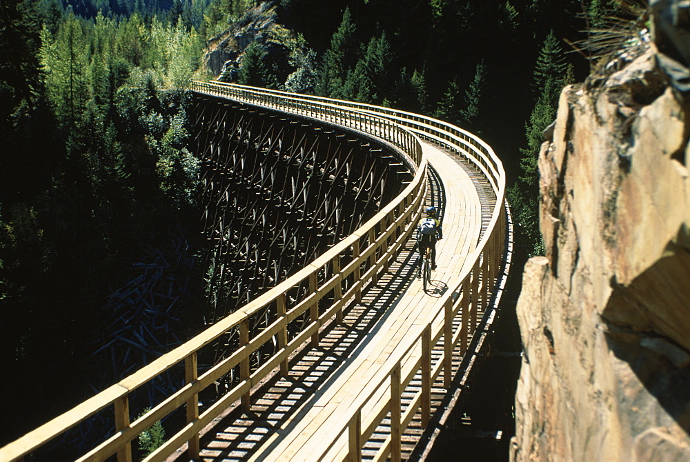 Kettle Railway Track, British Columbia, Canada