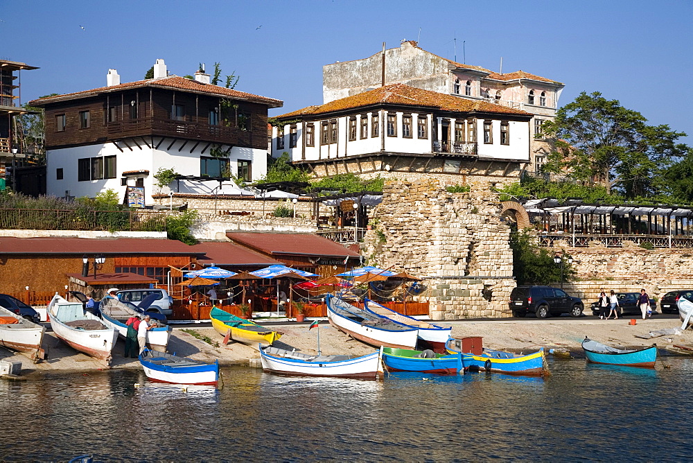 southern harbour, Town museum Nesebar, Black Sea, Bulgaria