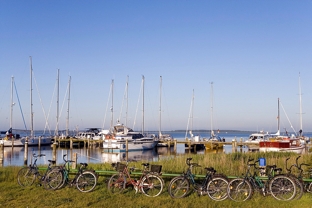 Marina, Vitte, Hiddensee, Baltic Sea, Mecklenburg-Western Pomerania, Germany
