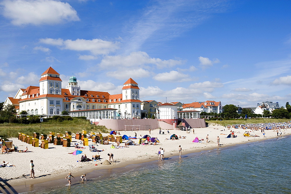 Spa Hotel, Binz, Ruegen, Baltic Sea, Mecklenburg-Western Pomerania, Germany