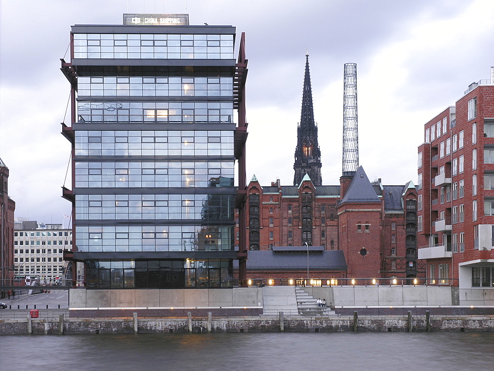 Office block in the Harbour City, Hanseatic City of Hamburg, Germany