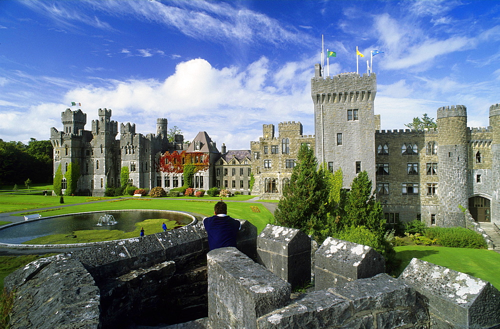 Europe, Great Britain, Ireland, Co. Mayo, Ashford Castle near Cong