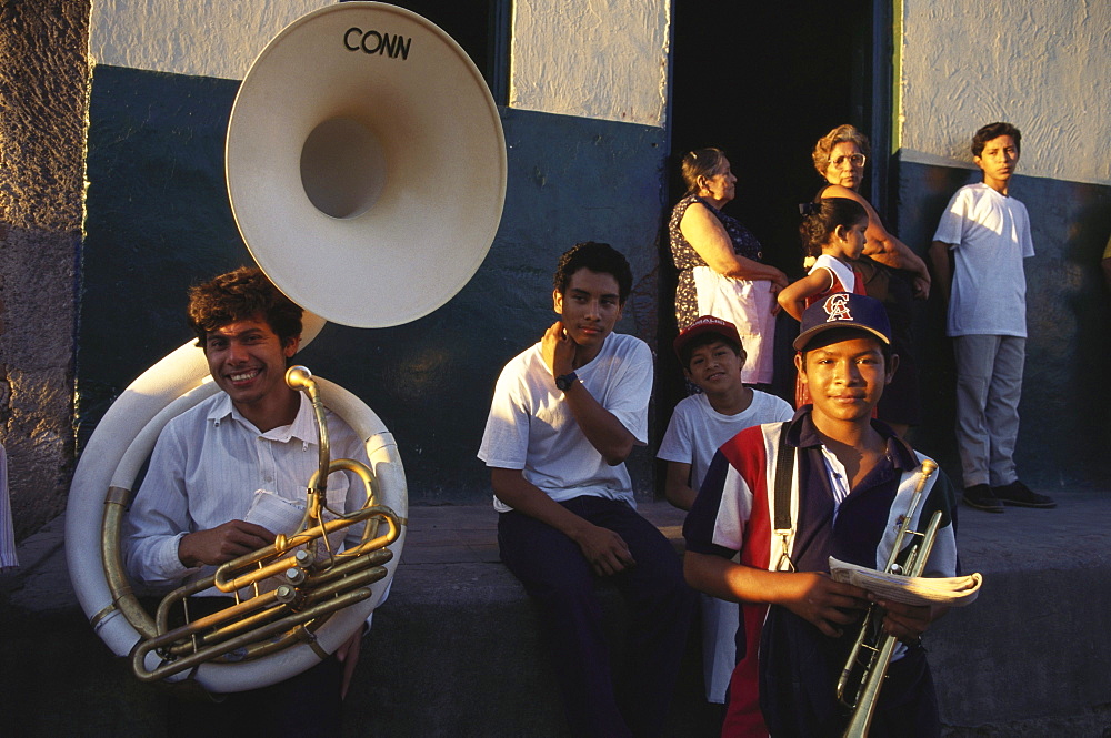 Band, Procession, Holy Week, Granada, Nicaragua, Central America