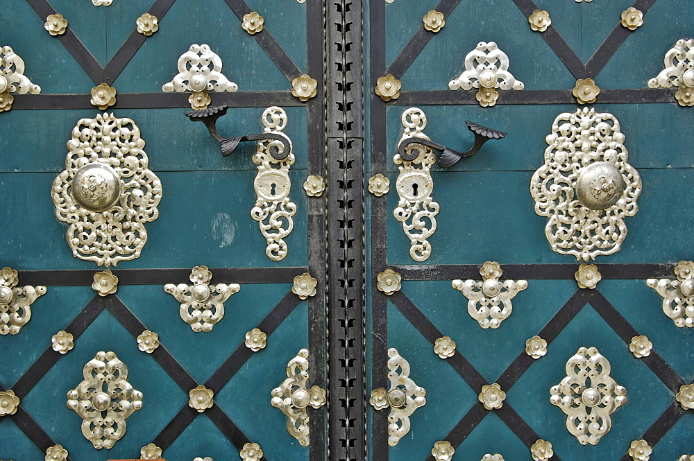 Door of St. Anna-Church, Mikulov, Czech Republic