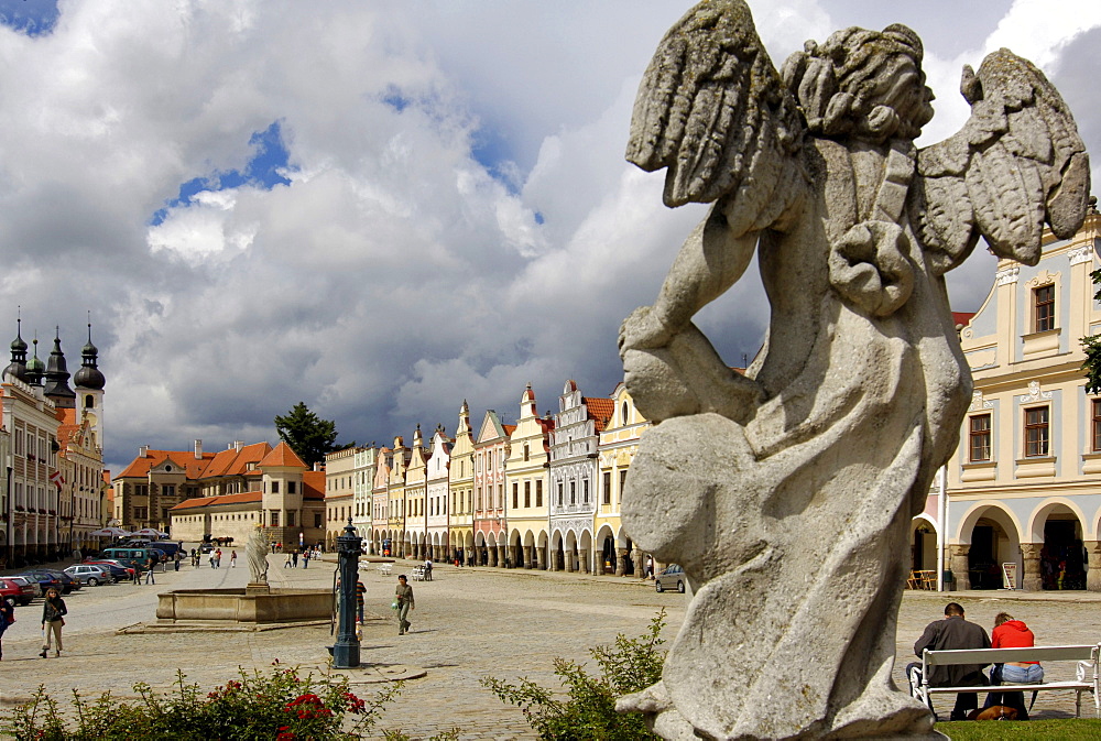 Market place, Telc, Czech Republic