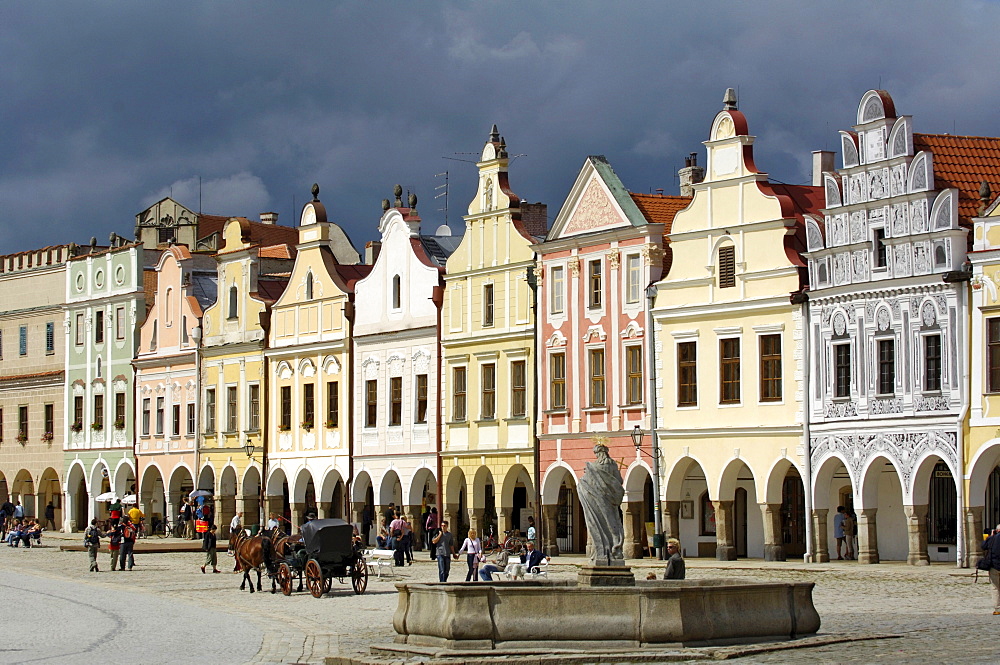 Market place, Telc, Czech Republic