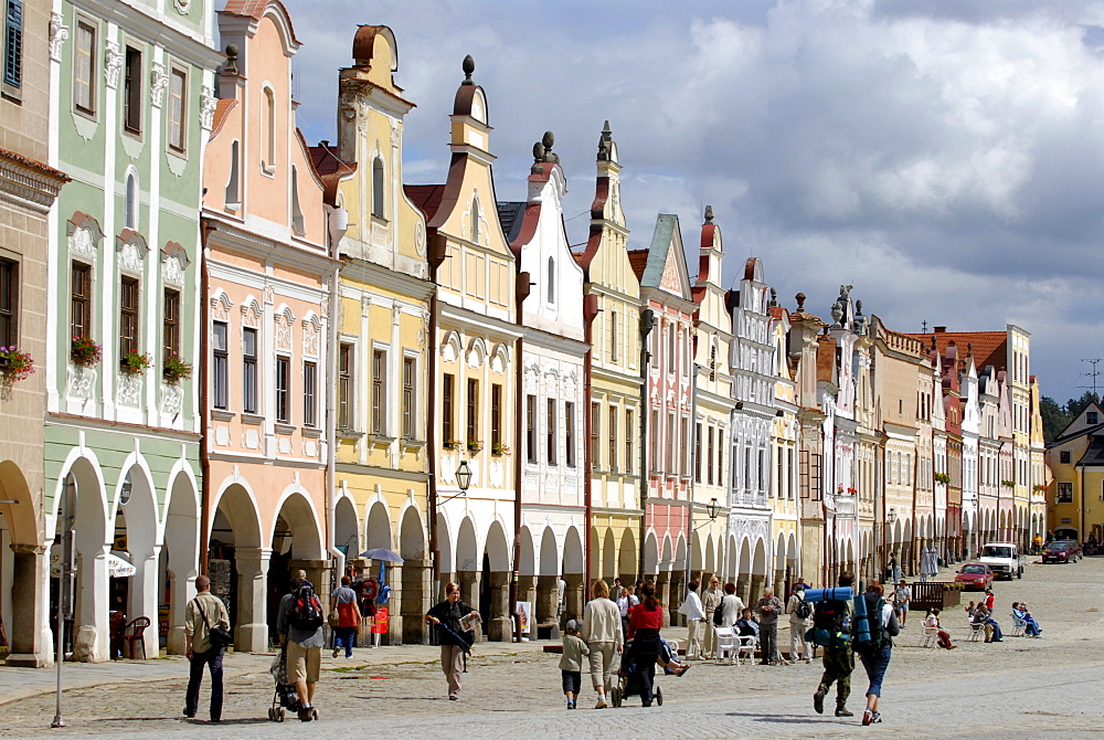 Market place, Telc, Czech Republic