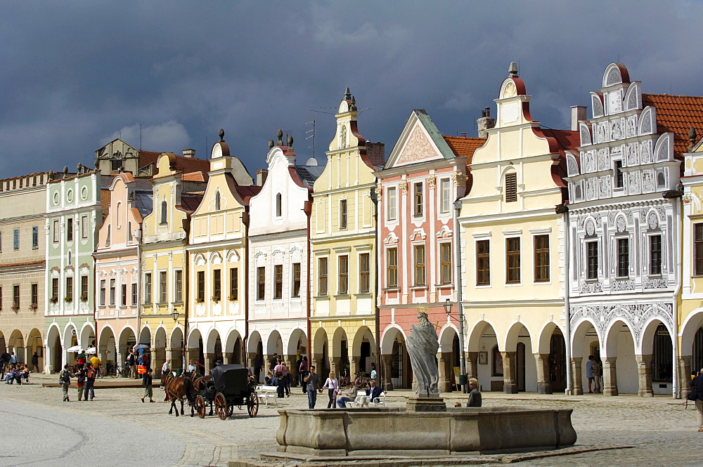 Market place, Telc, Czech Republic