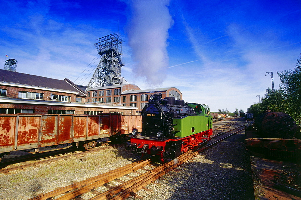 Steam Engine Anna, LWL Museum Zeche Zollern, Dortmund, Ruhr Valley, Ruhr, North Rhine Westphalia, Germany