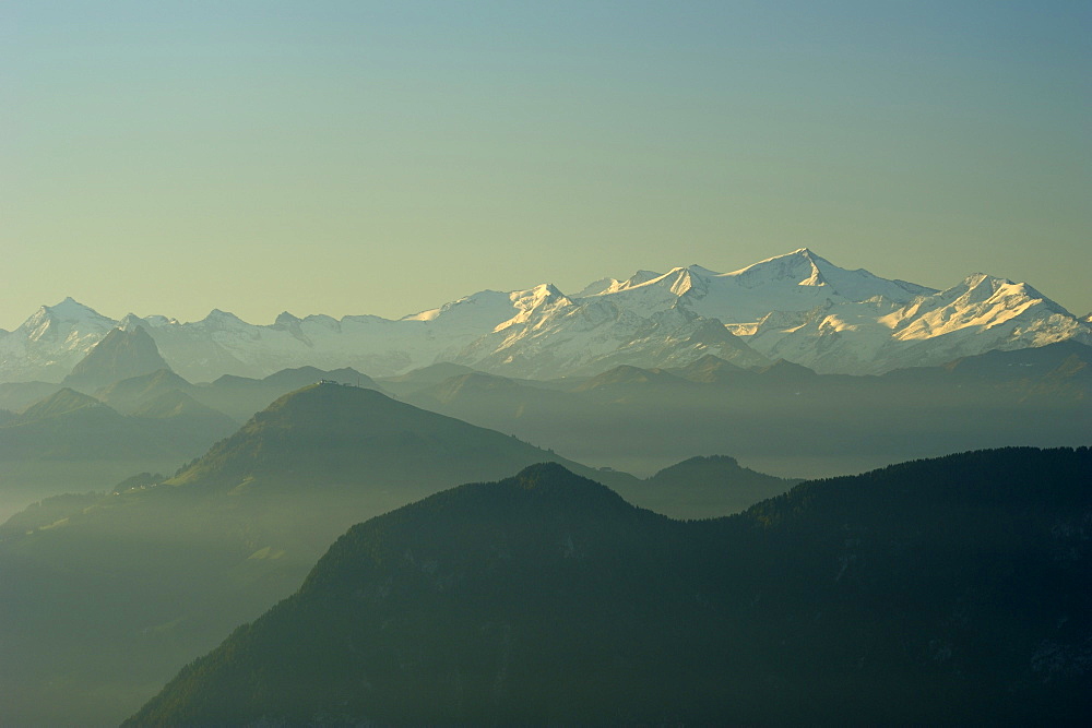 Grossvenediger mountain, highest peak in the Venediger Group, Hohe Tauern range, Tyrol, Austria