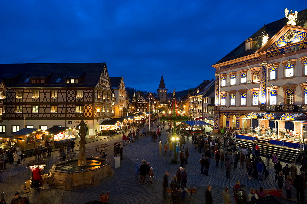 Christmas market, Gengenbach, Black Forest, Baden-Wuerttemberg, Germany