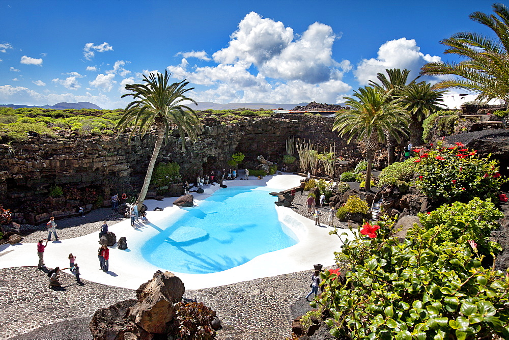 Jameos del Agua, architect Cesar Manrique, Lanzarote, Canary Islands, Spain, Europe