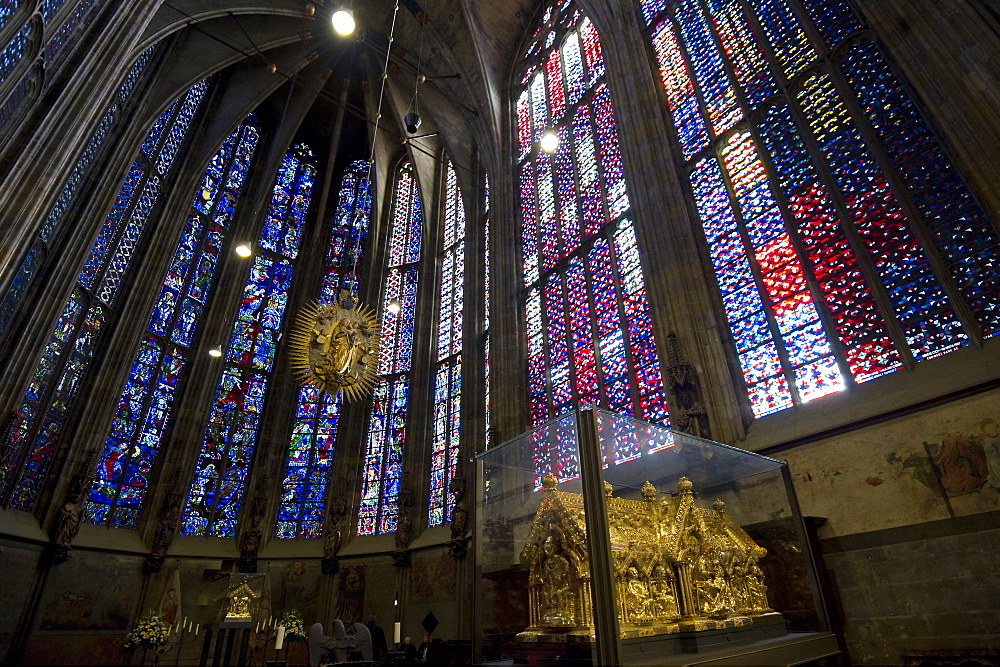 Shrine of the Virgin Mary, Aachen Cathedral, UNESCO World Heritage Site, Aachen, North Rhine Westphalia, Germany