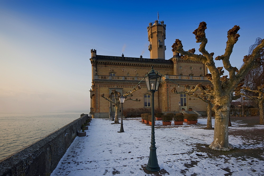 Montfort castle, Langenargen, Lake Constance, Baden-Wuerttemberg, Germany