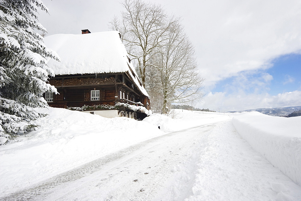 Farmhouse in St Maergen, near Freiburg im Breisgau, Black Forest, Baden-Wurttemberg, Germany