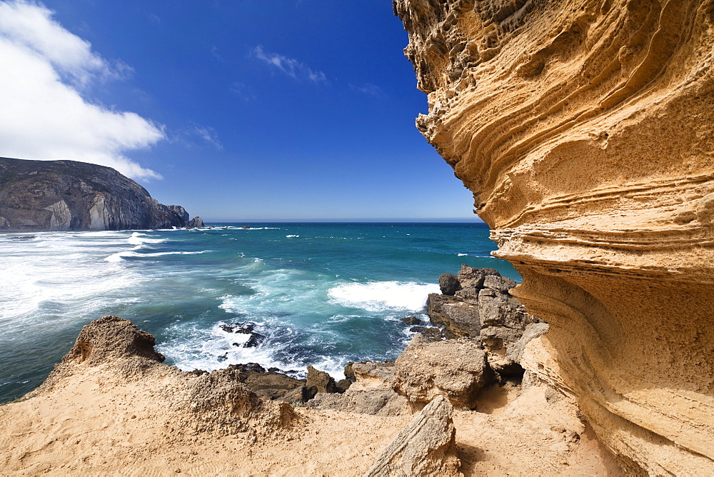 Beach Praia da Castelejo, Atlantic Coast, Algarve, Portugal, Europe