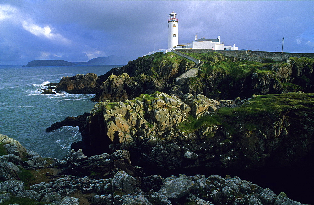 Lighthouse at Fanad Head, County Donegal, Ireland, Europe