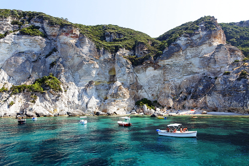 Cala Felci beach, Island of Ponza, Pontine Islands, Lazio, Italy, Europe