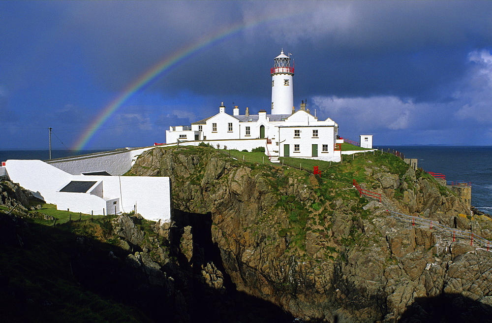 Lighthouse at Fanad Head, County Donegal, Ireland, Europe