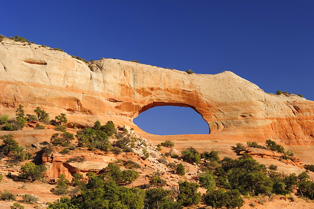 View of Wilson Arch, Moab, Utah, Southwest, USA, America