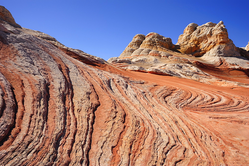 Colourful formation of sandstone, Paria Canyon, Vermilion Cliffs National Monument, Arizona, Southwest, USA, America