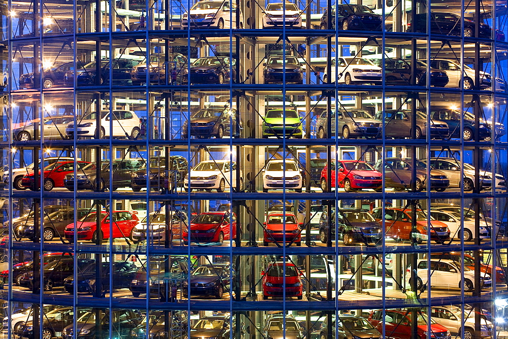 CarTowers, Autostadt, Wolfsburg, Lower Saxony, Germany, Europe