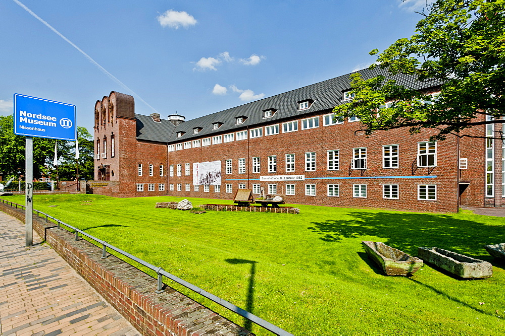 Northsea museum in Husum, Ludwig-Nissen-Haus, Husum, Northern Frisia, Schleswig Holstein, Germany