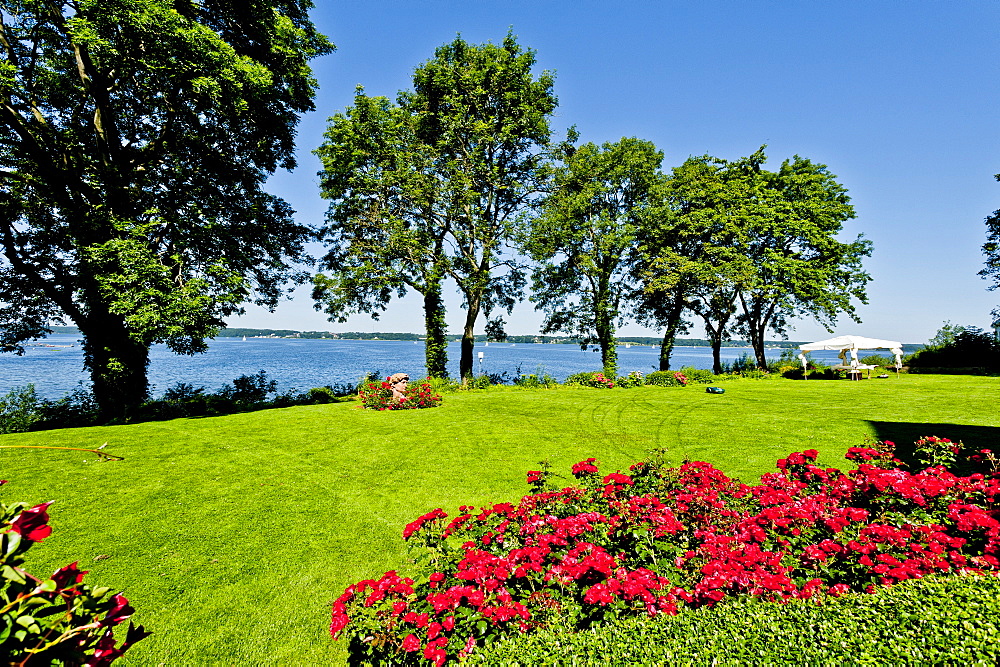 Hotel Alter Meierhof, Gluecksburg, Flensburg Fjord, Baltic Sea, Schleswig-Holstein, Germany