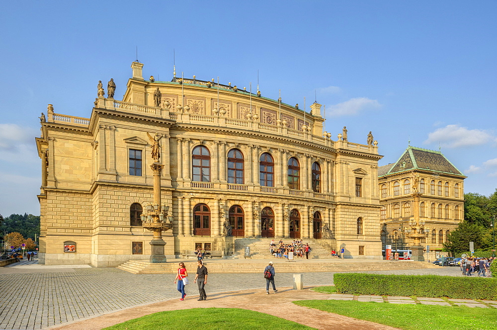 Concert hall Rudolphinum, 19 century, Prague, Middle Bohemia, Czech Republik