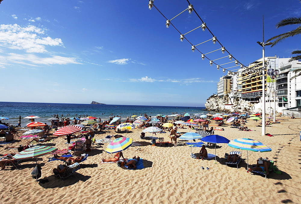 Beach life, Benidorm, Alicante, Spain