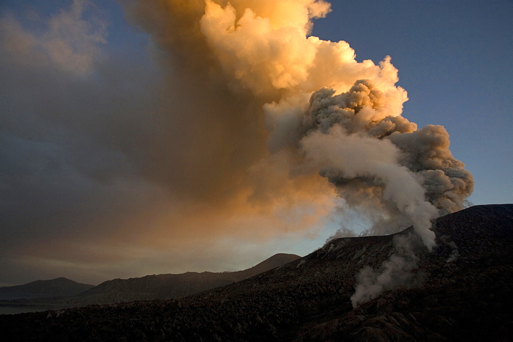 Tavurvur Volcano at daytime, Rabaul, East New Britain, Papua New Guinea, Pacific