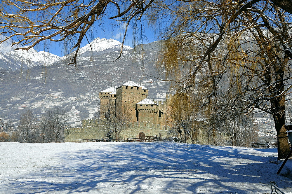 Fenis castle, Aosta Valley, Italy