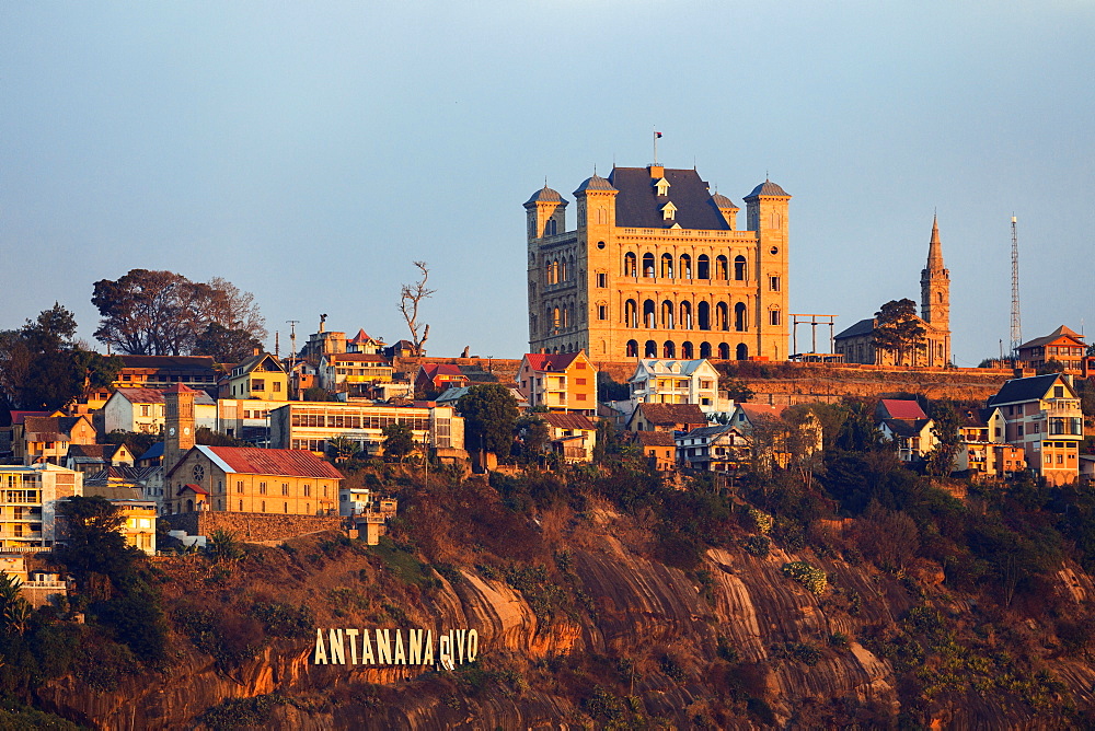 King's Palace, Rova, Analamanga hill, Antananarivo, capital, central highlands, Madagascar, Africa