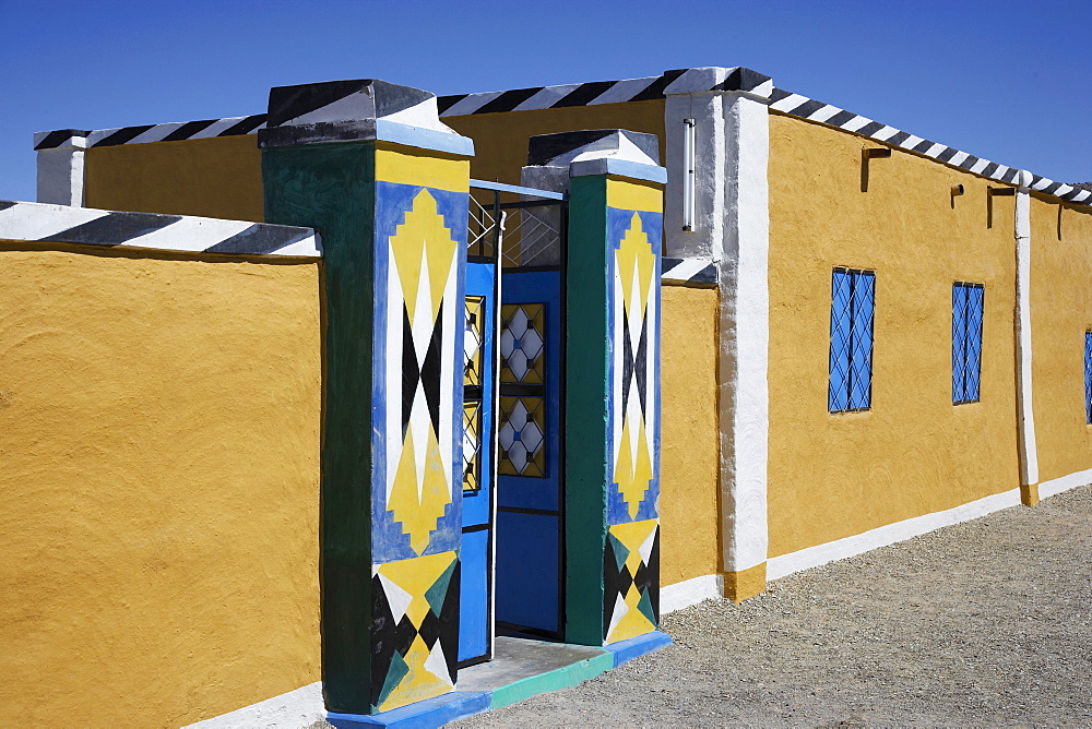 Colorful gate, Dongola, Northern, Sudan