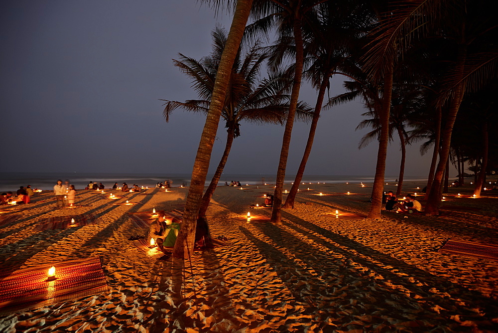 Beach bars at Cua Dai beach, Hoi An, Quant Nam Province, Vietnam