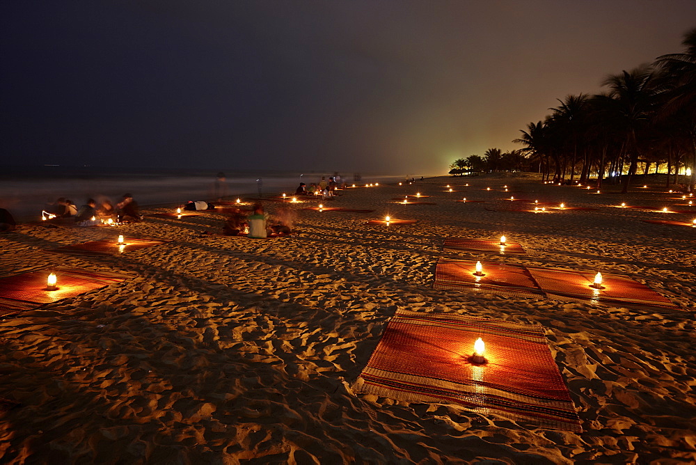 Beach bars at Cua Dai beach, Hoi An, Quant Nam Province, Vietnam