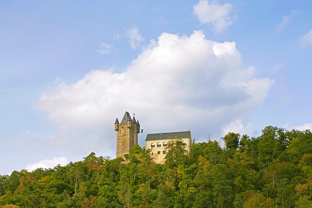 Nassau castle, Nassau, Lahn, Westerwald, Rhineland-Palatinate, Germany, Europe