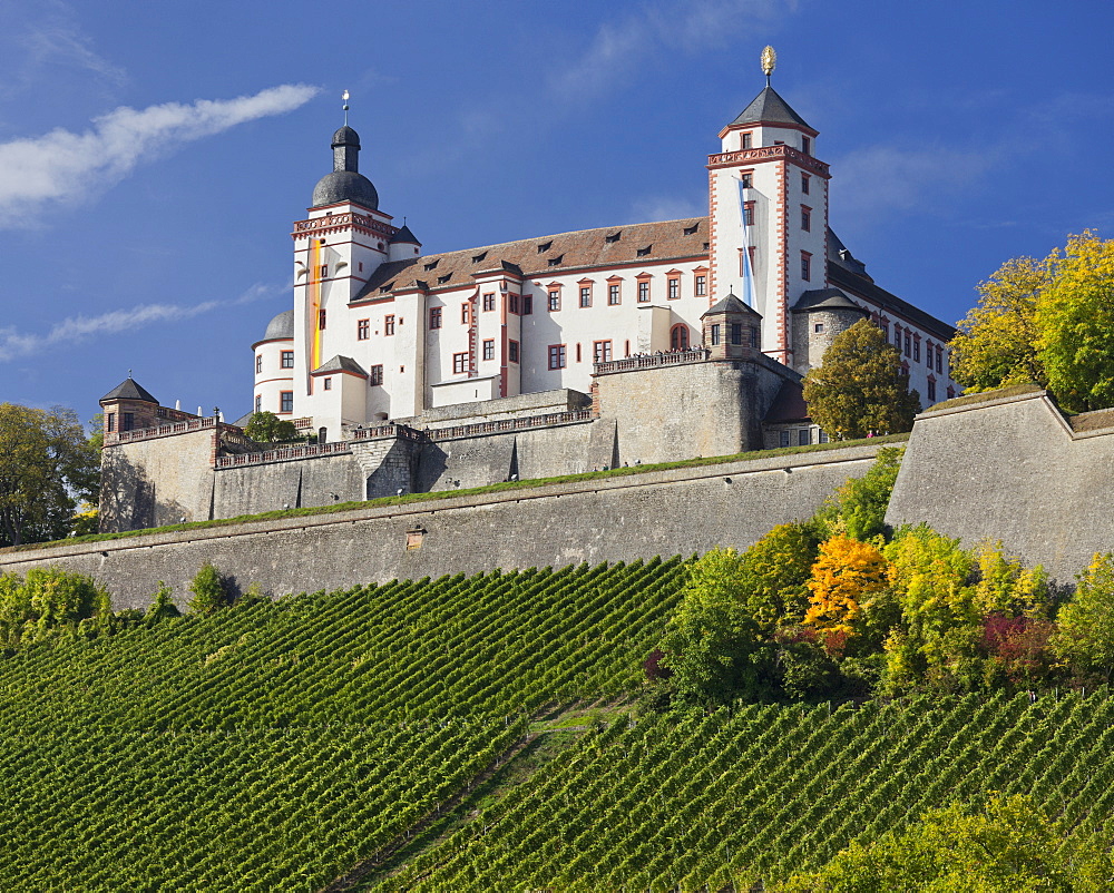 Marienberg fortress, Wuerzburg, Bavaria, Germany