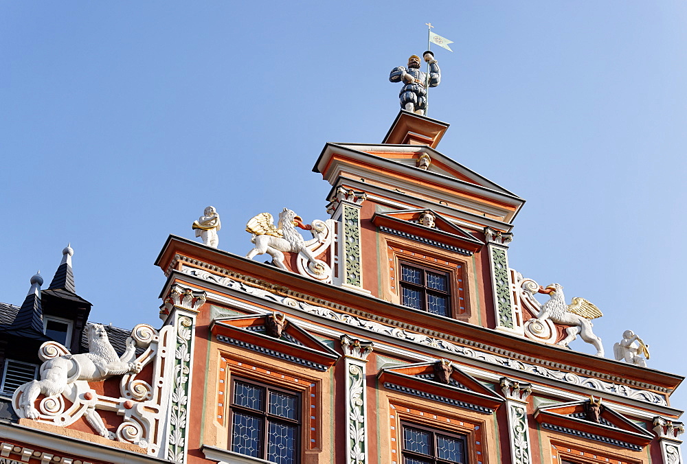 Haus zum Breiten Herd, Fish Market, Erfurt, Thuringia, Germany